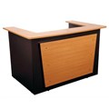 OXLEY REST18 RECEPTION COUNTER 25MM TOPSIDE BEECHIRONSTONE
