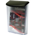 BROCHURE HOLDER DEFLECTO 790901 WEATHERPROOF BROCHURE DISPLAY BOX 333MM X 254MM X 114MM A4 CLEAR