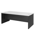 DESK OXLEY 1800 X 750 X 730MM WHITE IRONSTONE