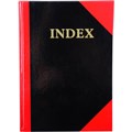 NOTEBOOK CUMBERLAND 43114 GLOSS COVER RULED A4 NOTE BOOK BLACK  RED 100 LEAF INDEXED