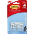 HOOK COMMAND ADHESIVE WIRE HOOKS SMALL HOOKS WITH CLEAR STRIPS