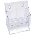 DEFLECTO 77221 BROCHURE HOLDER 2 TIER A5 POLYSTYRENE 170MM X 195MM X 118MM CLEAR