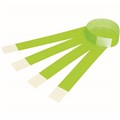 WRISTBAND REXEL ID SERIAL NUMBER WRISTBANDS FLUORO GREEN EACH10 PACK100