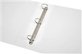 BINDER FOLDER RING BINDER INSERT A4 38MM 3D PVC BANTEX WHITE 
