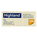 POST IT 3M 6539 HIGHLAND NOTES 100 SHEETS PER PAD 36 X 48MM YELLOW 12PK
