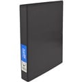 BINDER FOLDER RING BINDER INSERT PP A4 4D 25MM 200 SHEETS BLACK