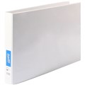 A3 BINDER BANTEX INSERT RING PP LANDSCAPE 4D 25MM WHITE