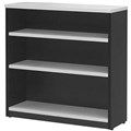 BOOKCASE SHELVING OXLEY 3 SHELF 900 X 315 X 900MM WHITEIRONSTONE