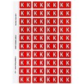 LABEL AVERY SIDE TAB COLOUR CODE LATERAL FILING 25MM X 38MM  43311  K  RED 180PK