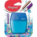 PENCIL SHARPENER WITH BARREL TWO 2 HOLE ASSORTED COLOURS