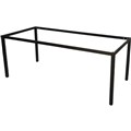TABLE BASE FRAME ONLY BLACK 1460 X 710 X 875MMH DRAFTING HEIGHT TO SUIT 1500W X 750MMD TOP