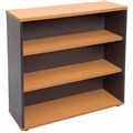 BOOKCASE SHELVING RAPID WORKER 2 SHELF 900MM X 300MM X 900MM BEECH  IRONSTONE