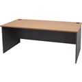 RAPIDLINE CDK1575 DESK OPEN 1500 X 750MM BEECH  IRONSTONE