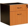 RAPID WORKER PEDESTAL FIXED 2 DRAWERS LOCKABLE 465 X 447 X 454MM BEECHIRONSTONE