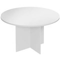 RAPIDLINE CRM9 MEETING TABLE ROUND 900MM GREY