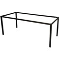 TABLE BASE FRAME RAPIDLINE STEEL FRAME ONLY BLACK 1760 X 860 X 705MMH FOR 1800W X 900MMD TOP