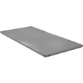 SHELF SHELVING GO STEEL EXTRA 900 X 390MM WITH 4 CLIPS GRAPHITE RIPPLE