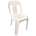 CHAIR STACKABLE RAPIDLINE PIPPEE STACKING PLASTIC WHITE