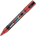 POSCA PAINT MARKER PC5M UNIBALL MEDIUM BULLET TIP NO 15 25MM RED