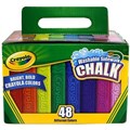 CRAYOLA SIDEWALK CHALK 51 2048 WASHABLE PACK 48