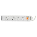 POWERBOARD ITALPLAST I 518 WITH 1 METRE LEAD 4 WAY WITH MASTER SWITCH POWER BOARD