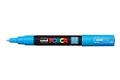 POSCA PAINT MARKER PC1M UNIBALL EXTRA FINE BULLET TIP NO 8 07MM LIGHT BLUE 