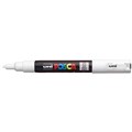 POSCA PAINT MARKER PC1M UNIBALL EXTRA FINE BULLET TIP NO 1 07MM WHITE