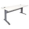 RAPID SPAN DESK 1800 X 700MM WHITE TOP SILVER FRAME