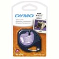 LABELLING TAPE DYMO 16952 LETRATAG PLASTIC LABEL TAPE 12MM BLACK ON CLEAR