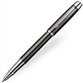 PARKER PEN BALLPOINT IM PREMIUM RETRACTABLE BARREL COLOUR TWIN METAL CHISELLED