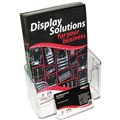DEFLECTO 74911 BROCHURE HOLDER WITH BUSINESS CARD HOLDER POLYSTYRENE 74911 A5 171 X 191 X 117 CLEAR