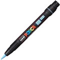 POSCA PAINT MARKER PCF350 UNIBALL BRUSH TIP NO 8 110MM LIGHT BLUE