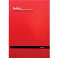 ACCOUNT BOOK COLLINS 10200 SERIES A24 ACCOUNT AND ANALYSIS BOOK A4 24 LEAF FEINT RULED STAPLED RED