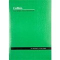 COLLINS 10210 SERIES A24 ACCOUNT AND ANALYSIS BOOK 10MC 10 MONEY COLUMN A4 24 LEAF STAPLED GREEN