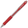 BALLPOINT PEN UNIBALL LAKNOCK SN100 RETRACTABLE FINE 07MM RED EACH1 PACK12