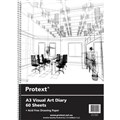 VISUAL ART DIARY PROTEXT ART WITH PP COVER 110GSM A3 120 PAGES