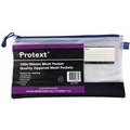 PENCIL CASE MESH POCKET LARGE 330MM X 175MM ASSORTED COLOURS