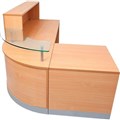 RAPID WORKER FLOW RECEPTION DESK BEECH 