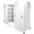 APC EZISLIDE AISLE SAVER 2500 X 2175 X 1200 X 400MM WHITE 4 BAY