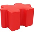 OTTOMAN STOOL SEAT SYLEX PUZZLE 850 X 580 X 460 RED