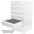 CABINET MULTI MEDIA STEELCO ADDITIONAL CDDVD RACK GREY