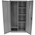 CUPBOARD CABINET WARDROBE STEELCO PERSONAL 1830H X 914W X 463D SILVER GREY