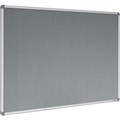 VISIONCHART FELT BOARD ALUMINIUM FRAME 900 X 600 GREY