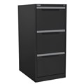 STEELCO FILING CABINET 3 DRAWER 1015 X 470 X 620MM GRAPHITE RIPPLE