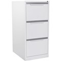 FILING CABINET STEELCO 3 DRAWER WHITE SATIN