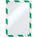 DURABLE MAGNETIC FRAME SECURITY A4 GREEN  WHITE 5PK