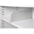 GO CLIP ON SHELF DIVIDER 175MM HIGH WHITE