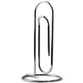 JPM DESK TOP MEMO HOLDER CLIP GIANT PAPER CLIP PAPERCLIP SILVER