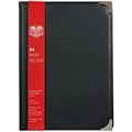 SPIRAX MENU HOLDER  COVER A4 BLACK
