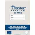 PROJECT BOOK WRITER PREMIUM PROJECT BOOK 8MM PLAINRULED 70GSM 96 PAGE A4 BANANA